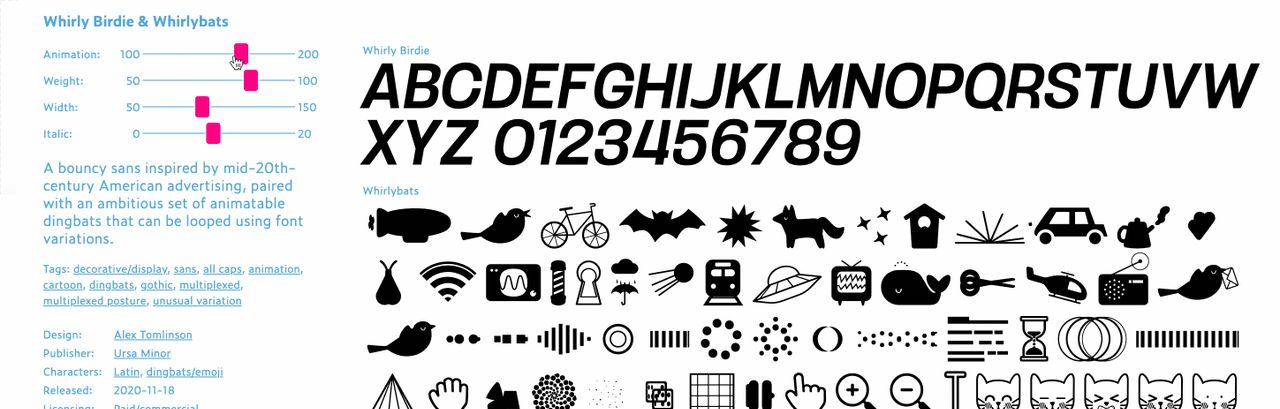 CSS小技巧使用 font-variation 让文字起飞