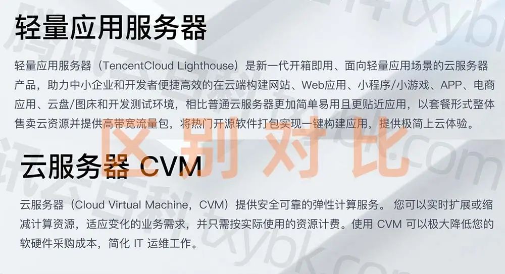 2025腾讯云轻量应用服务器和云服务器区别在哪？一篇看懂