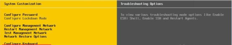 虚拟平台ESXI主机的命令行操作指令