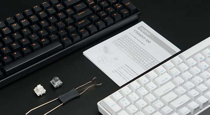 雷柏V500DIY-100机械键盘评测