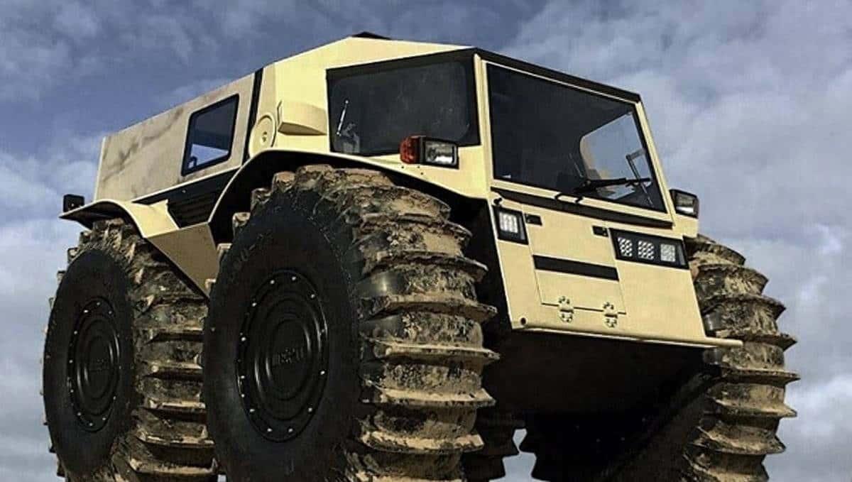 征服北极！俄罗斯研发强悍军用全地形车 穿雪原渡冰河轻松自如 - 宋马