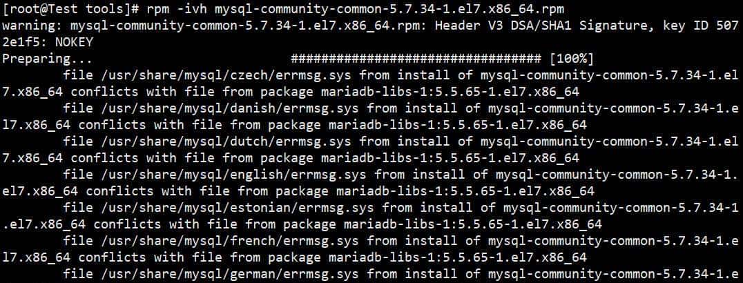 MySQL系列-YUM及RPM包安装(v5.7.34)