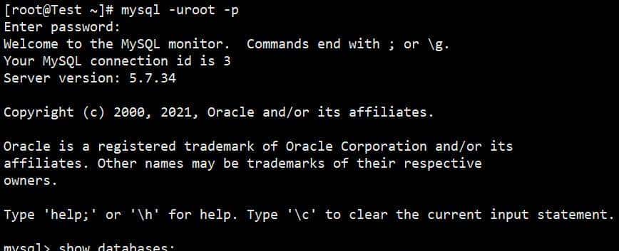 MySQL系列-YUM及RPM包安装(v5.7.34)