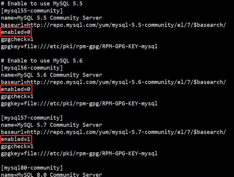 MySQL系列-YUM及RPM包安装(v5.7.34)
