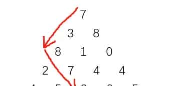 蓝桥杯动态规划练习题--数字三角形