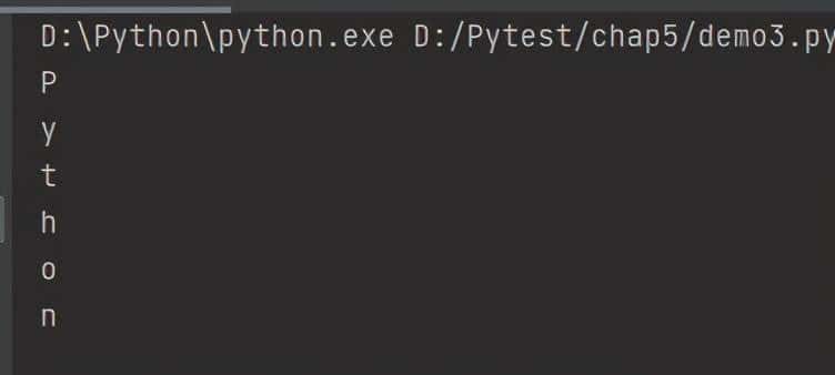 Python学习记录(22)——for-in循环的学习
