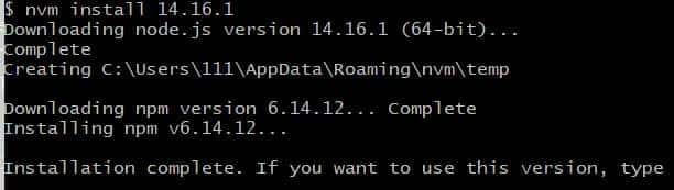 使用nvm实现node版本管理