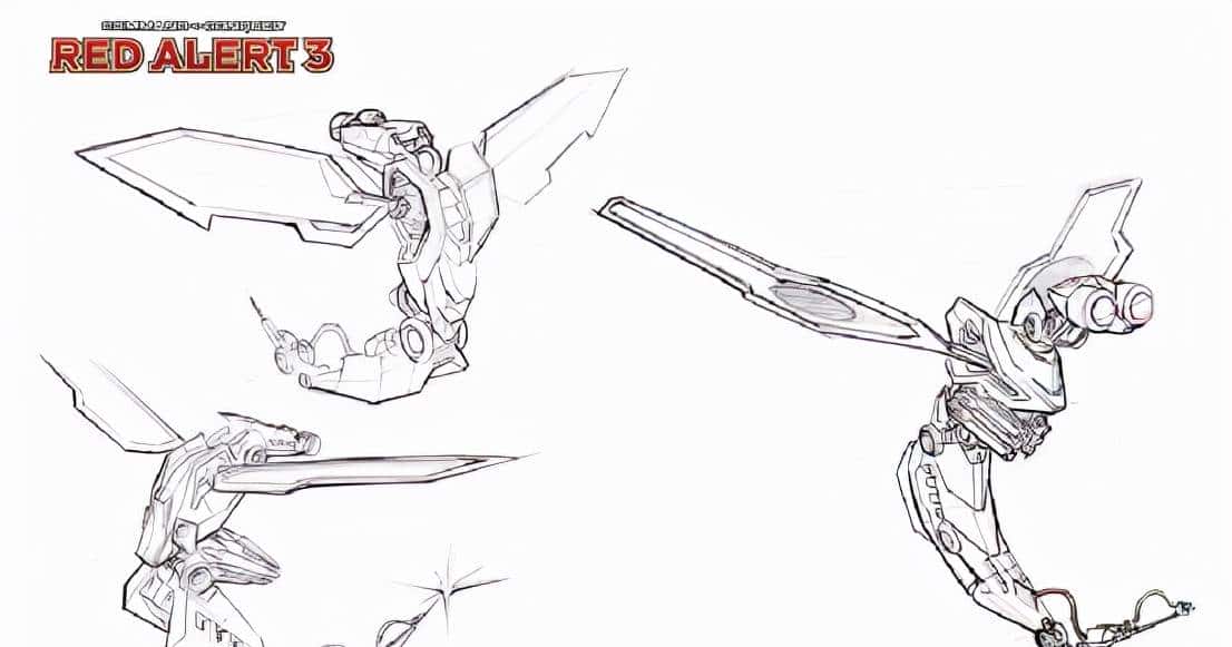 「游戏内外」超短裙JK+美少女机甲，红警3单位原型（帝国步兵篇）