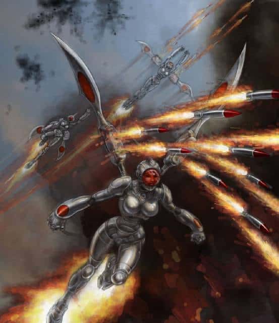 「游戏内外」超短裙JK+美少女机甲，红警3单位原型（帝国步兵篇）