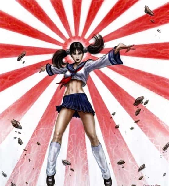 「游戏内外」超短裙JK+美少女机甲，红警3单位原型（帝国步兵篇）