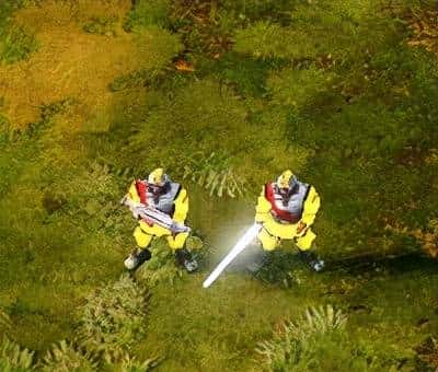 「游戏内外」超短裙JK+美少女机甲，红警3单位原型（帝国步兵篇）