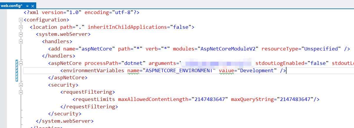 appsetting多环境配置说明