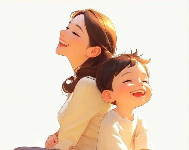 “母子局，这么发圈，高级感绝了”