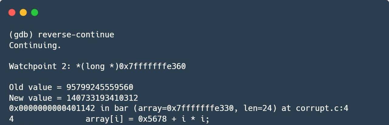 GDB高级技巧—反向调试:让时光倒流,上帝视角观察程序逆向执行