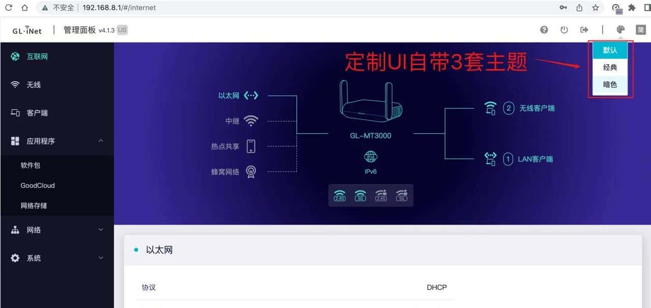 迷你WiFi 6『软路由』，2.5G口+轻NAS，开源OpenWRT，GL-MT3000