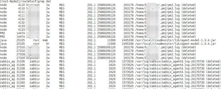 【生产问题故障排查记录】Linux 删除日志文件后没有释放磁盘空间