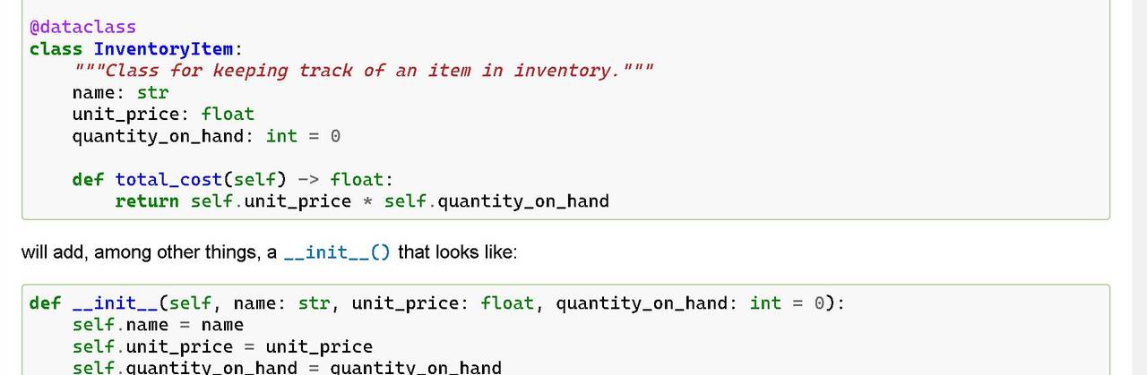 阅读NiceGui 代码学习dataclass联想到的内容