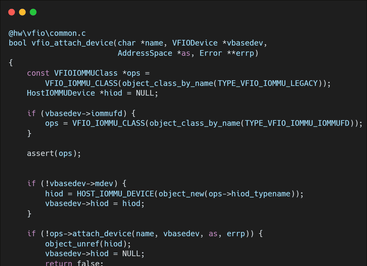 VFIO框架源码分析（十八）- IOMMUFD 架构引入：对象模型重构与连接建立 - 宋马