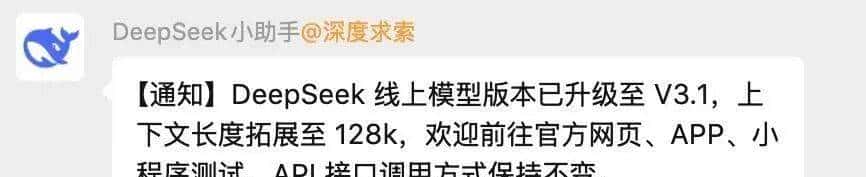 Deepseek的“一小步”——一文为你全面介绍Deepseek V3.1新版本的更新、使用情况及意义