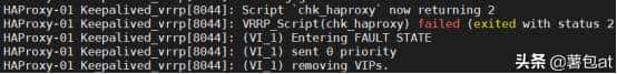 HAProxy负载均衡+Keepalived高可用实验记录