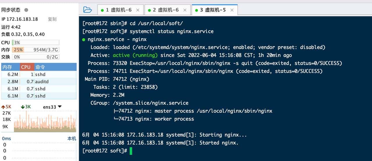Nginx keepalived 高可用集群