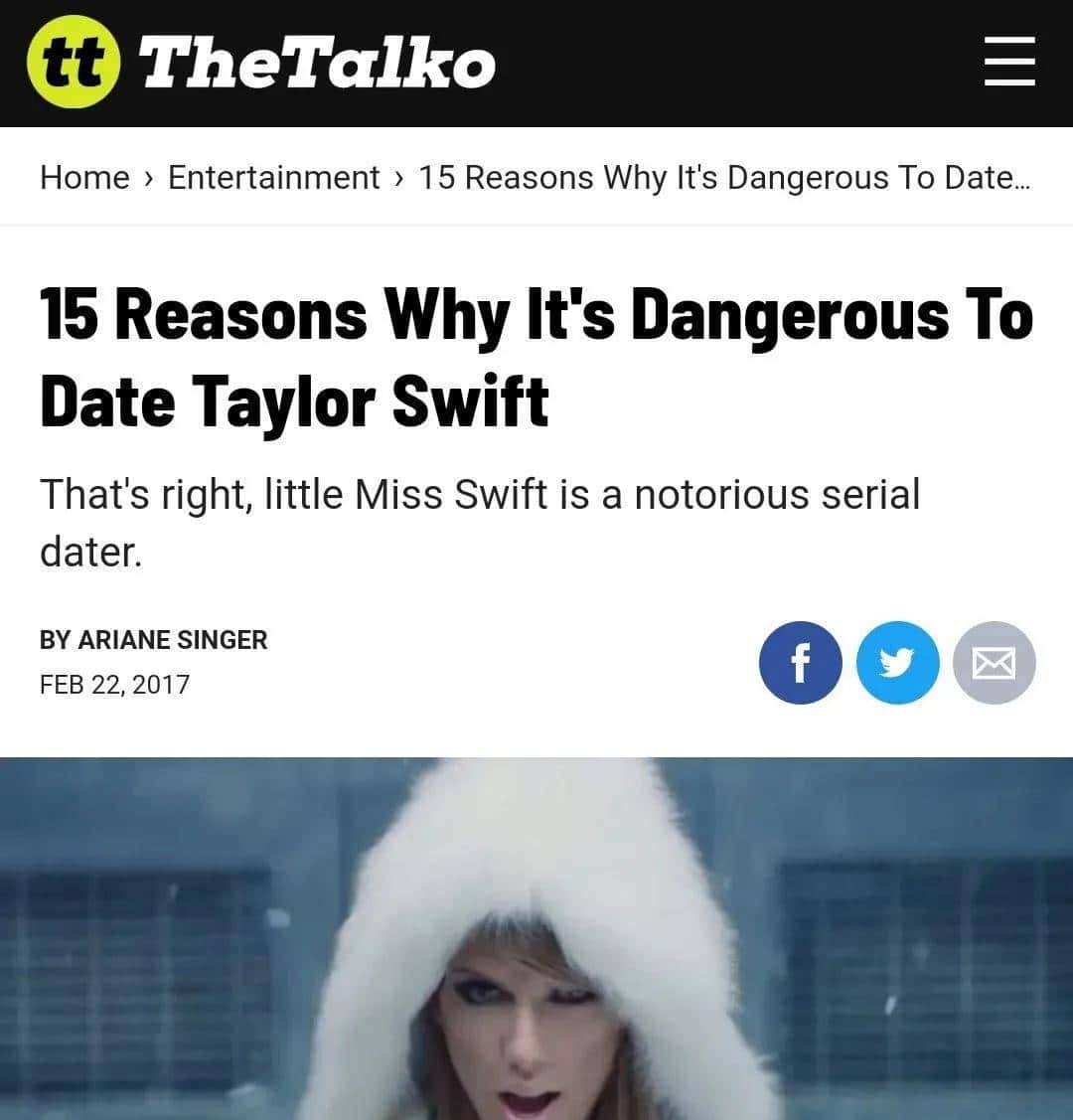 网飞新剧讽刺霉霉：“你换男人比泰勒斯威夫特还快”，霉霉怒怼