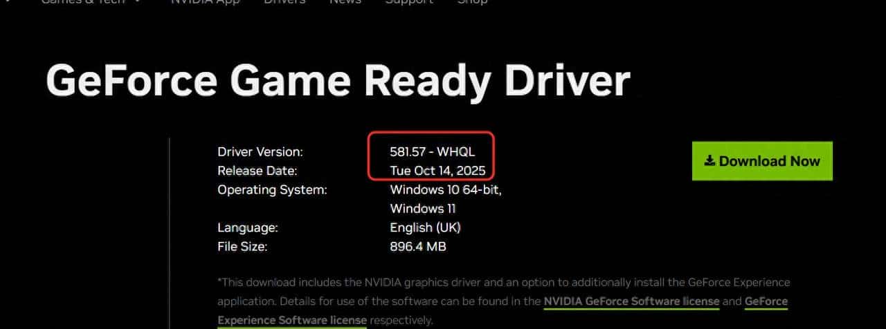 英伟达发布581.57版驱动，为新游戏提供DLSS 4支持，修复若干Bug - 宋马