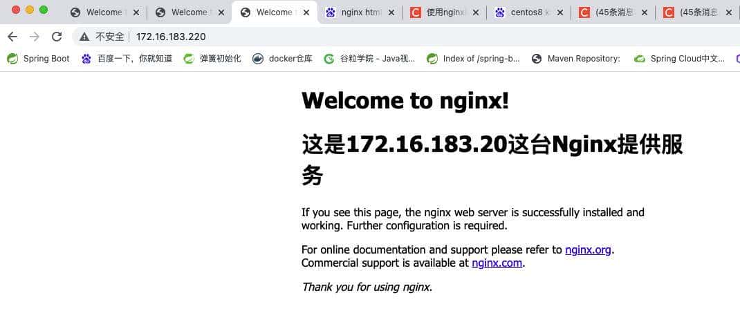 Nginx keepalived 高可用集群