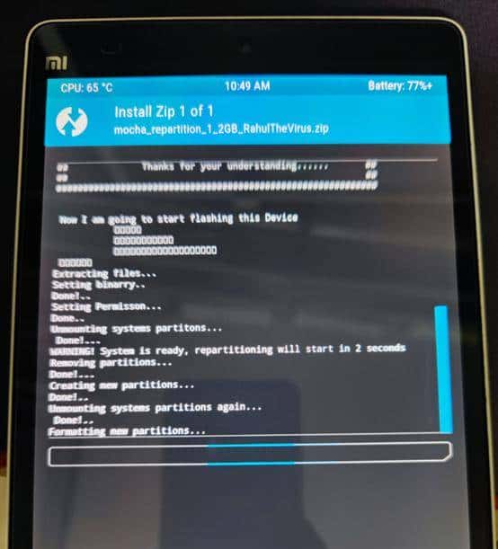 小米平板1重获新生-DotOS和lineageOS 多系统刷机[ 小米平板刷安卓]