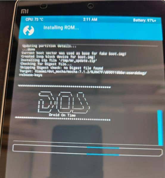小米平板1重获新生-DotOS和lineageOS 多系统刷机[ 小米平板刷安卓]