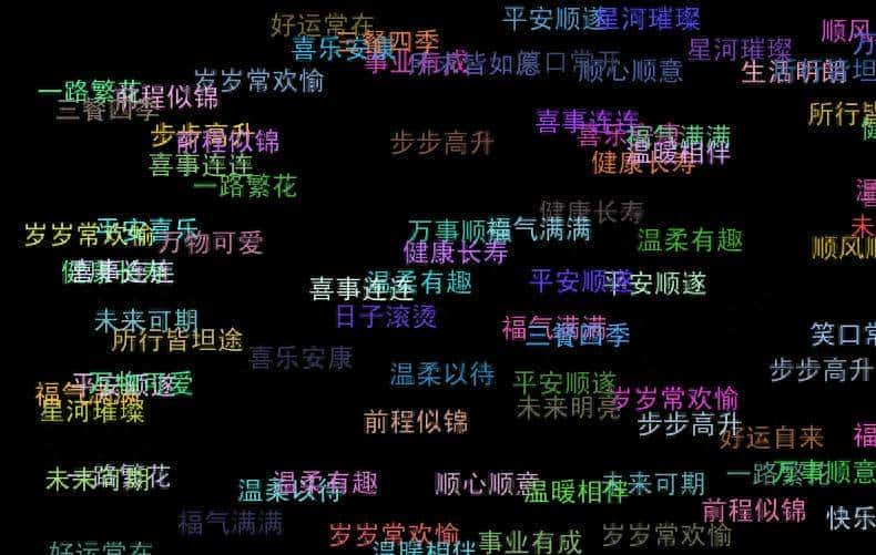 满屏飘字，用 Python 写一份程序员的祝福 - 宋马
