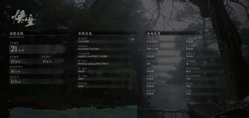 RTX 40全系《黑神话：悟空》测试：DLSS3帧生成 性能直翻4倍