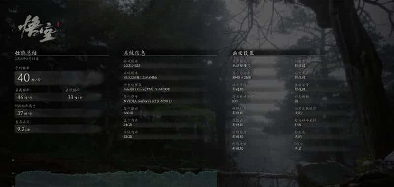 RTX 40全系《黑神话：悟空》测试：DLSS3帧生成 性能直翻4倍