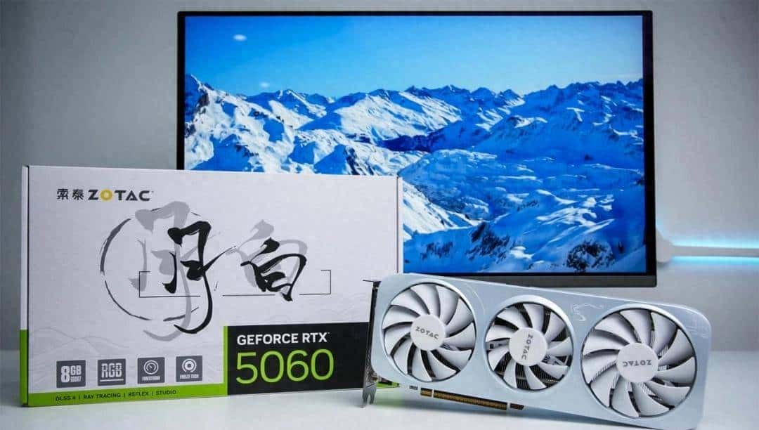 索泰 RTX 5060 月白评测：涨幅明显，2k也有一战之力 - 宋马