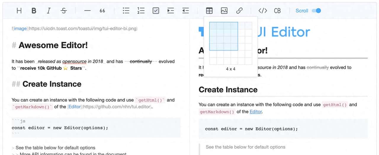 超过17K的Star。用这款开源Markdown编辑器为你的Web应用添砖加瓦
