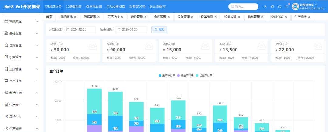 一款基于 Vue + .NET 8 开源、免费、功能强劲的快速开发框架