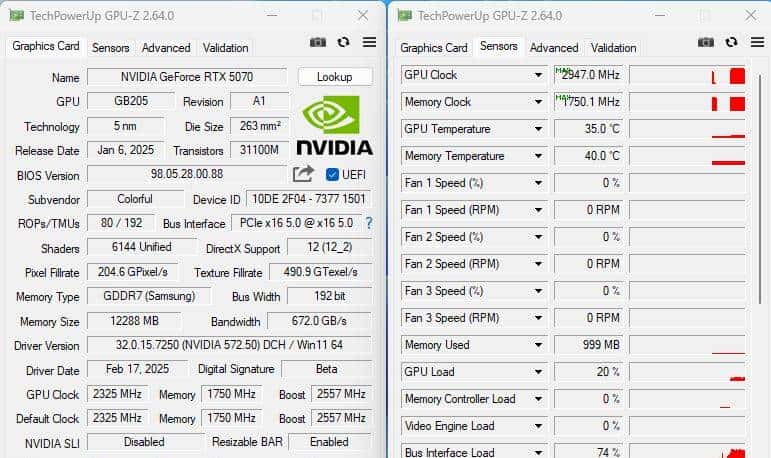2K游戏神器 七彩虹iGame GeForce RTX 5070 Ultra W OC 12GB评测
