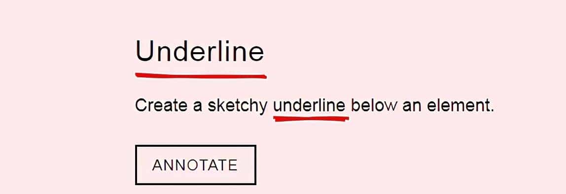JavaScript超好看手绘风格的注释组件—rough