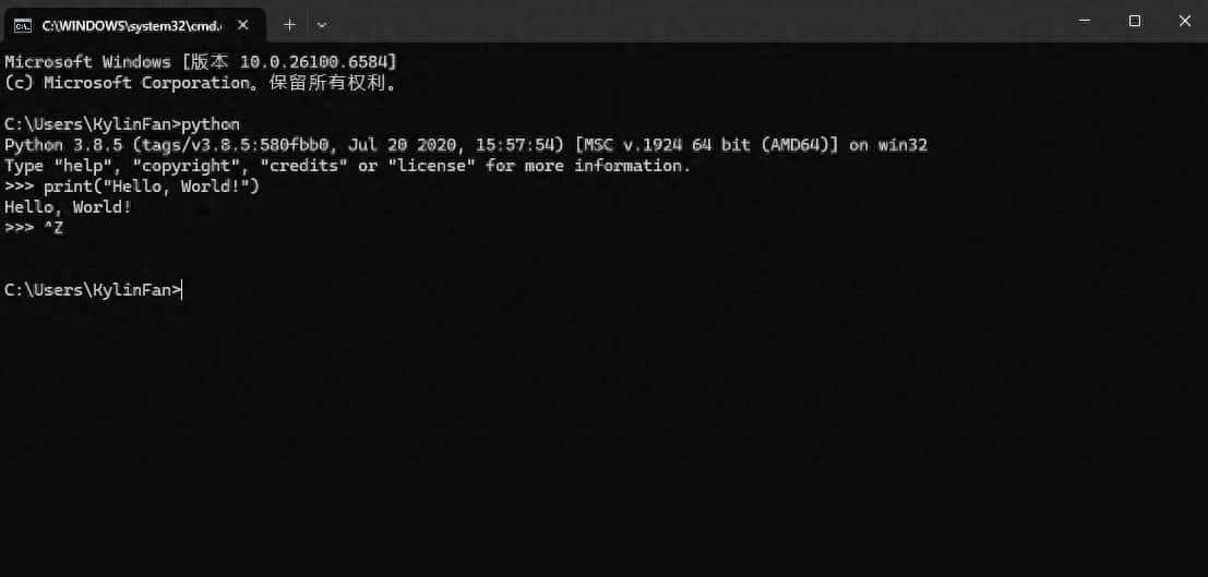 第一个Python程序以及运行Python代码的方案
