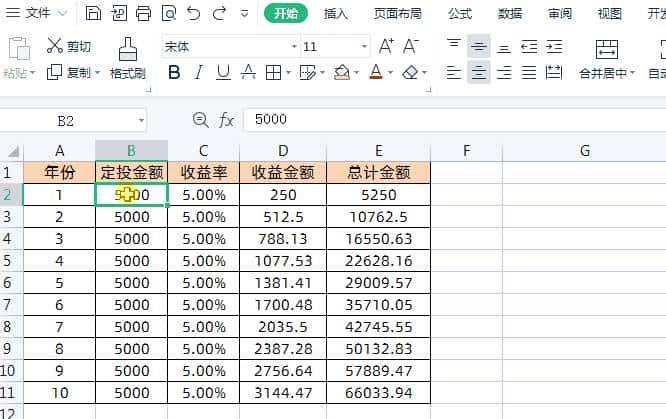 10分钟学会用Excel制作复利对照表，值得学习收藏！