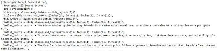 使用LLAMA-3生成POWERPOINT