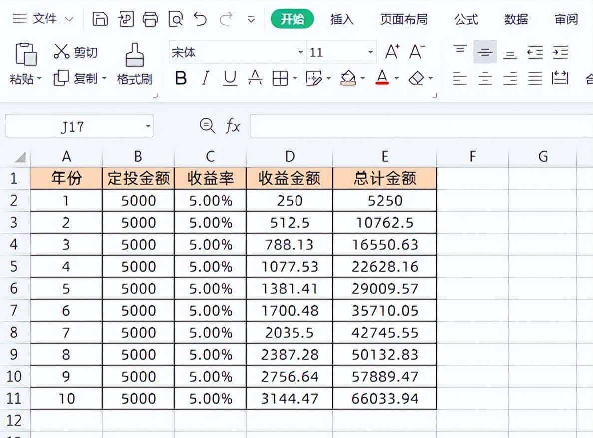 10分钟学会用Excel制作复利对照表，值得学习收藏！