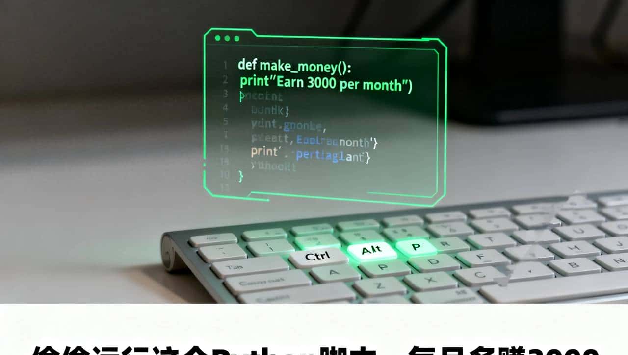 偷偷运行这个Python脚本，每月多赚3000 - 宋马
