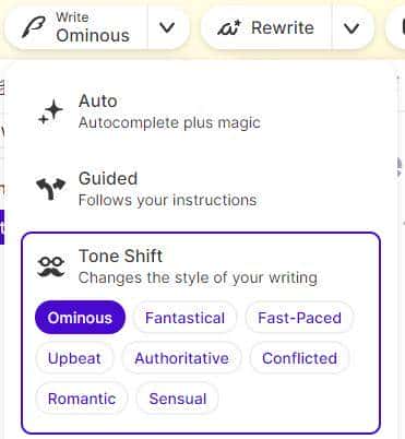 浅尝AI写作工具之「Sudowrite」：全能型写作助手