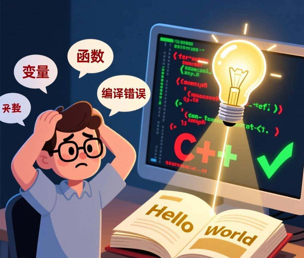 学C++千万别从“Hello World”开始！90%的新手都搞错了入门顺序