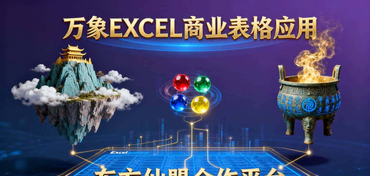 万象EXCEL应用(十九) Excel为灵图绘制文件管理蓝图东方仙盟炼气期 - 宋马