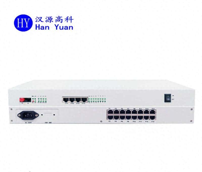 16路电话+4路百兆网络来电显示功能反极性计费传真支持FXO口FXS口 - 宋马