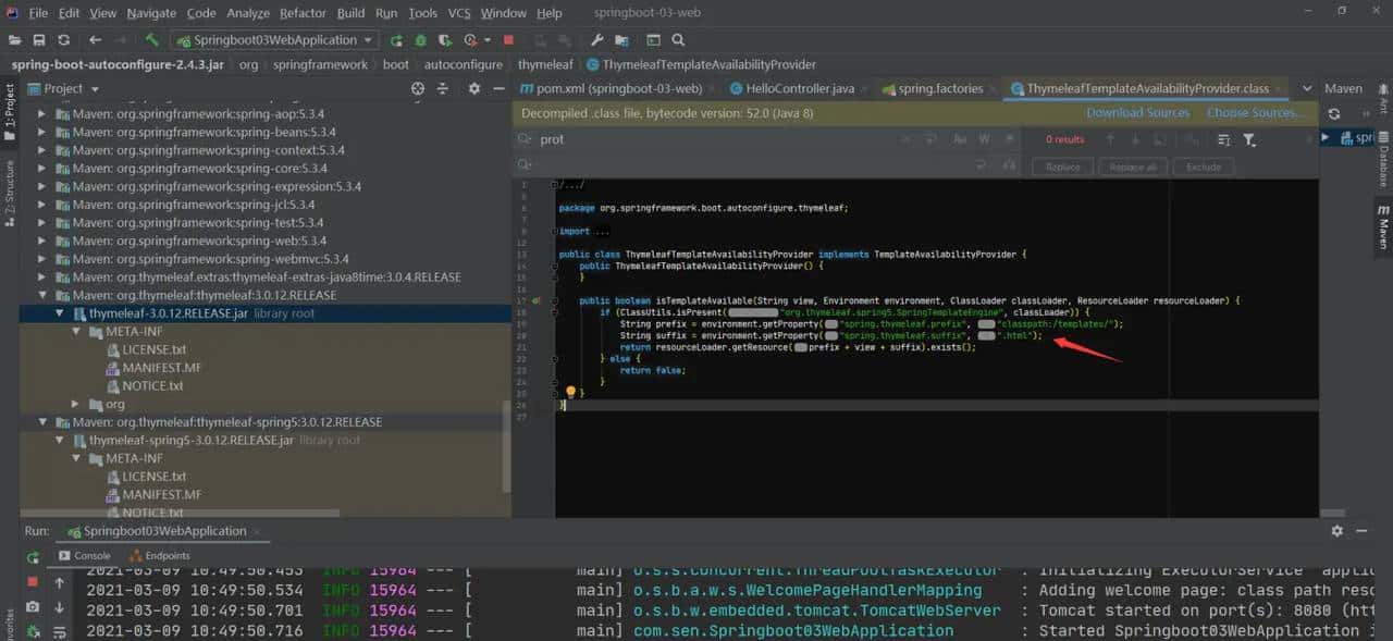 SpringBoot07:模板引擎Thymeleaf