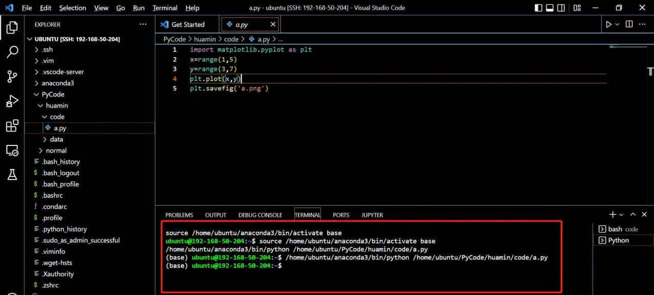 windows配置VSCODE+python（anaconda）+ubuntu服务器