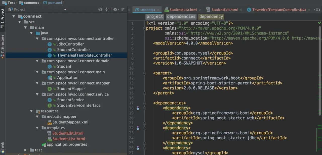 SpringBoot模板引擎Thymeleaf使用入门示例